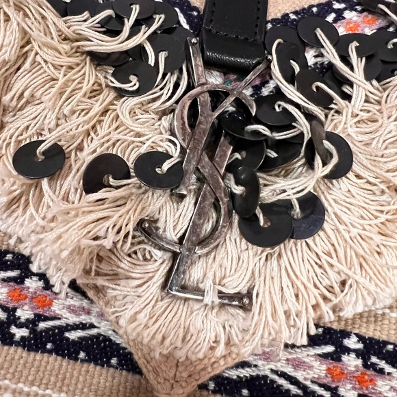 YSL CANVAS COLLEGE BAG - Picture 5 of 15